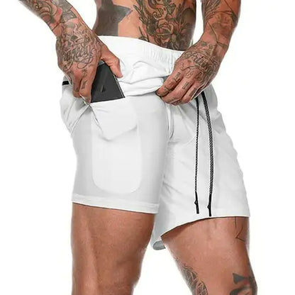 Men's 2 in 1 Gym Shorts