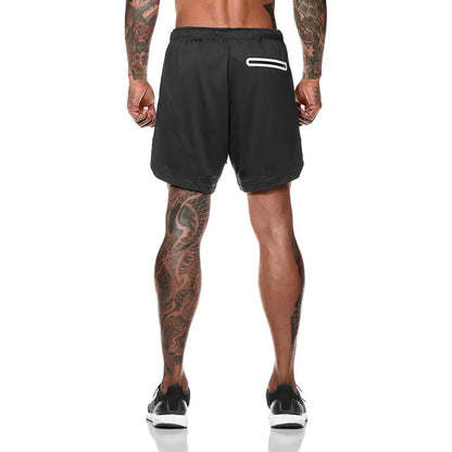 Men's 2 in 1 Gym Shorts