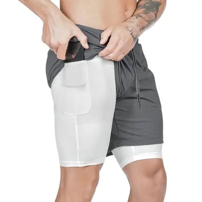 Men's 2 in 1 Gym Shorts